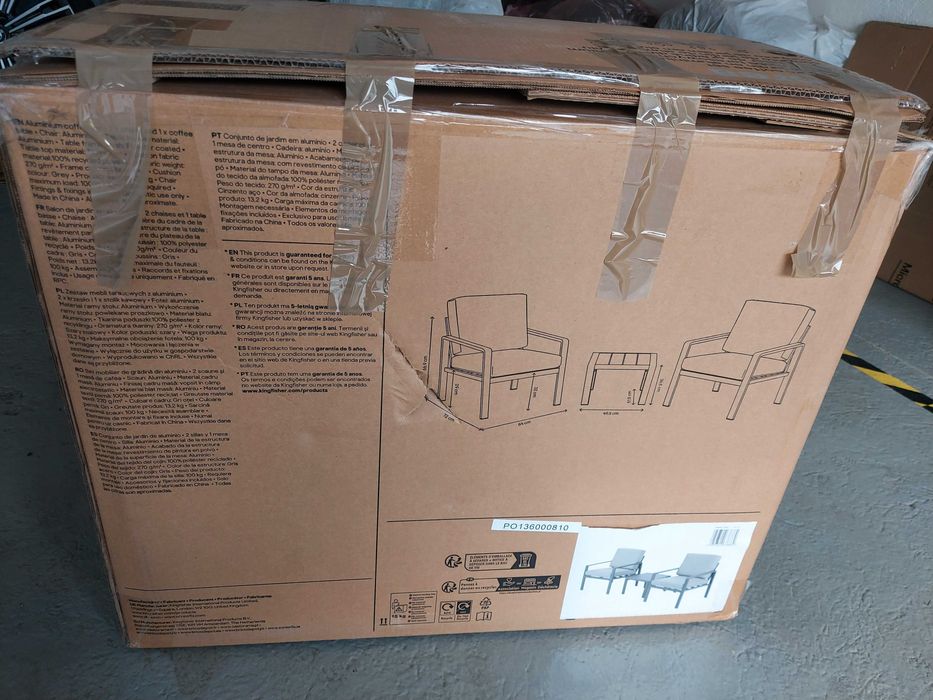 Sprzedam zestaw mebli balkonowych Moorea szary