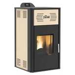 Breta pellet 12 kW kominek, piec, piecyk z płaszczem wodnym