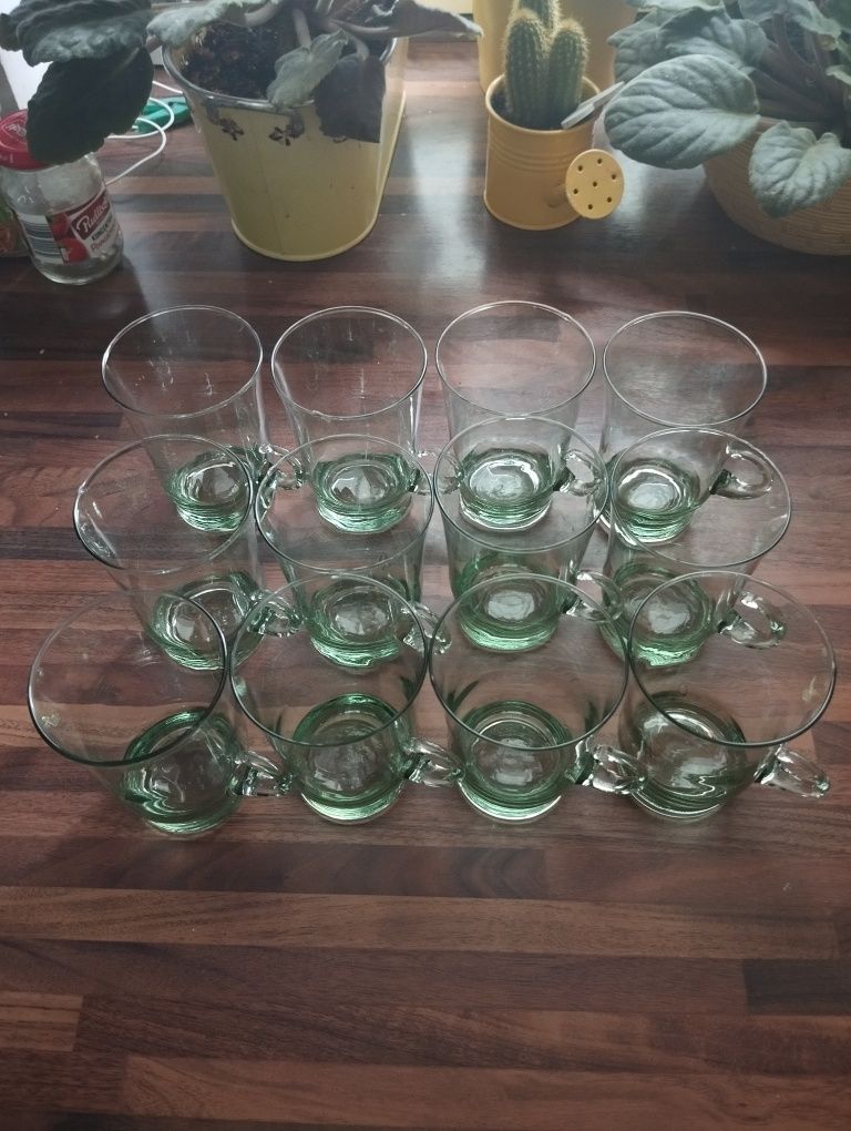 Zielone szklanki 12 sztuk