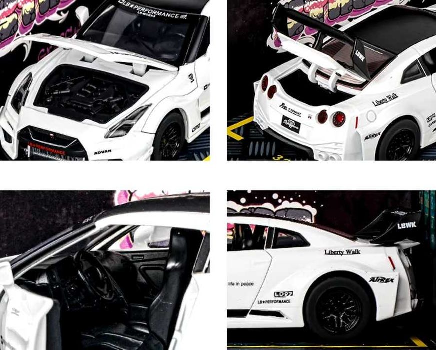 Carro Coleção GTR CSR2 escala 1:32 (Novo)