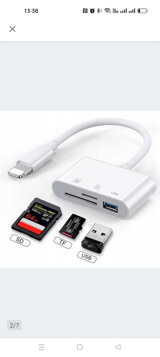 Adapter, czytnik kart pamięci