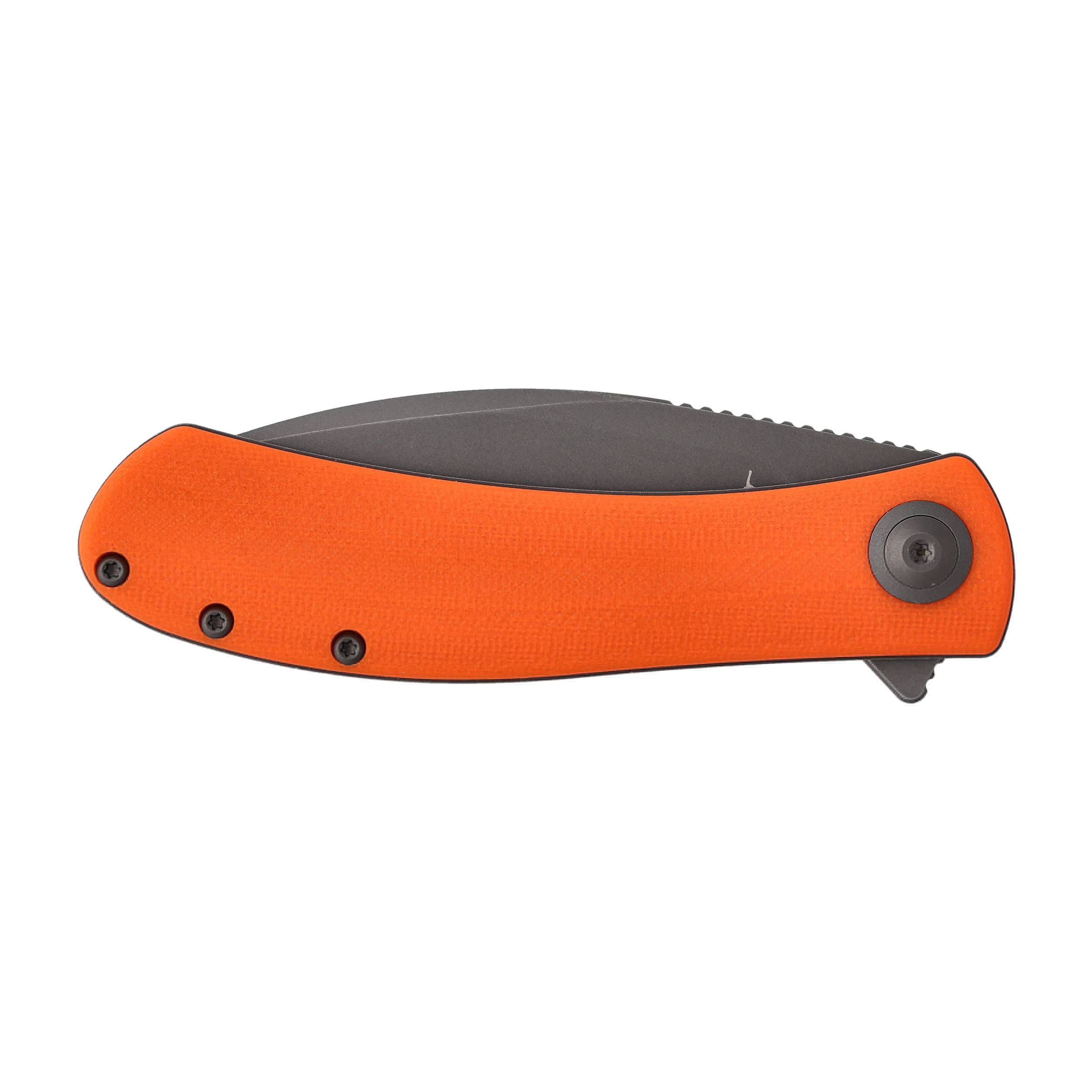 Nóż składany Trollsky Knives Mandu pomarańczowy G10 (MT009)