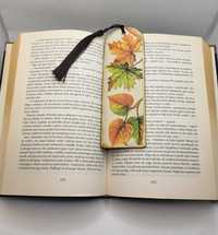 Zakładka drewniana do książki ręcznie wykonana