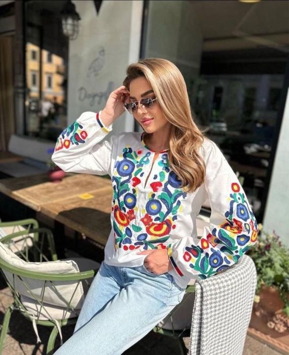 Вишита сорочка блузка вишиванки Жіноча вишиванка