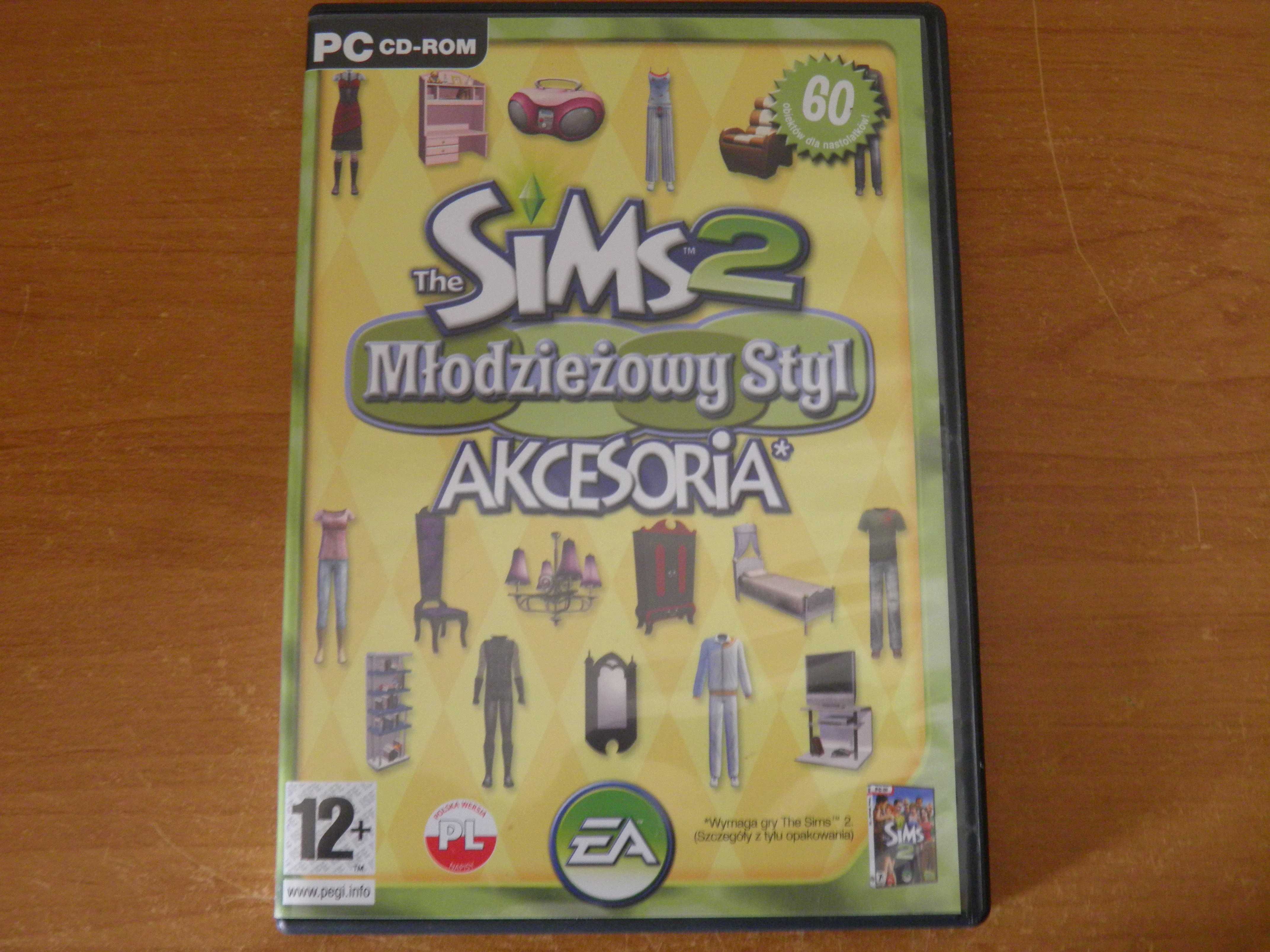 The Sims 2 Młodzieżowy Styl akcesoria PC