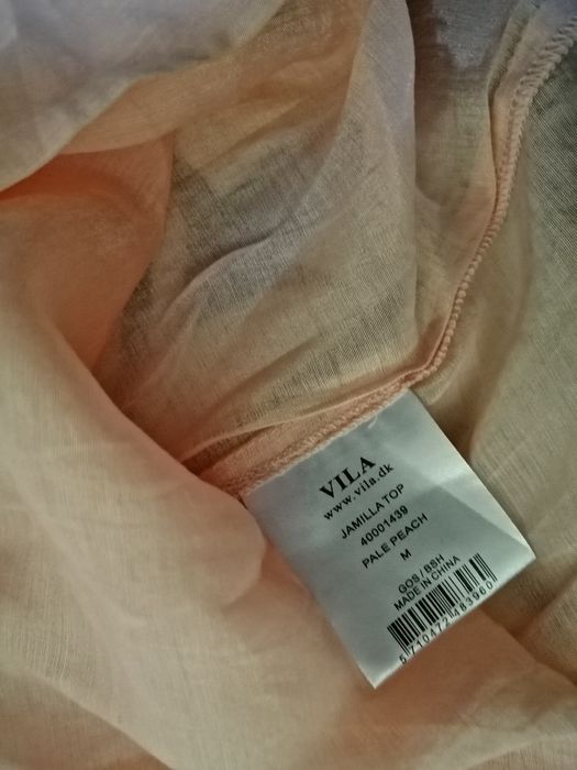 VILA _ bluzka top bluzeczka na ramiączkach Haftowana Wiskoza _ NOWA!