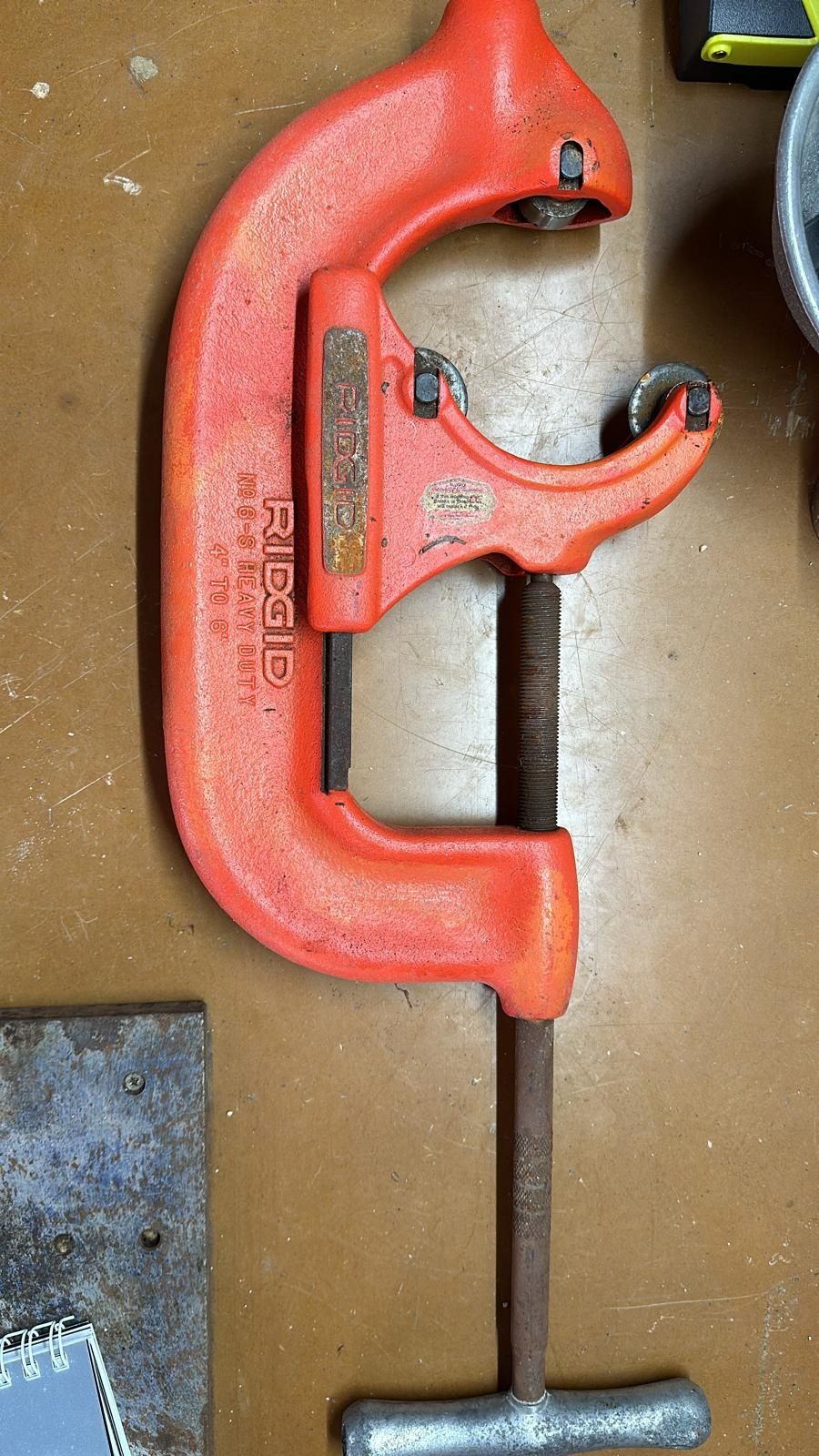 Corta tubos RIDGID 32850	6-S  4"- 6"