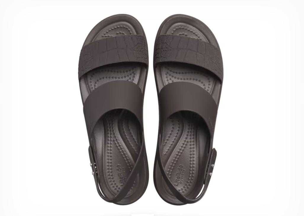 Женские босоножки Crocs Brooklyn Croco Low, W6-W10, 100% оригинал