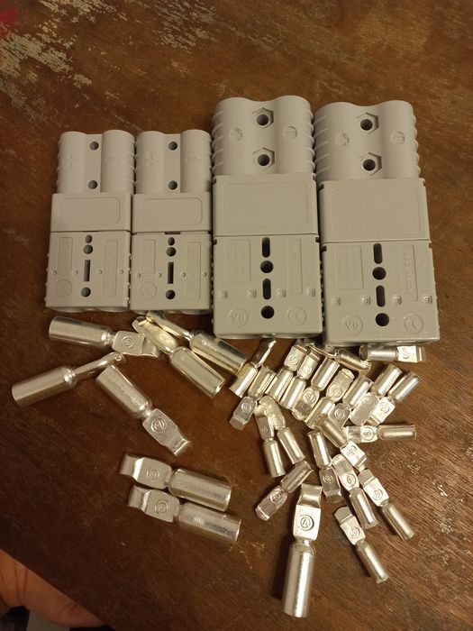 Силовий роз'єм конектор Anderson 600V 120A,50A. комплект з 2 шт.