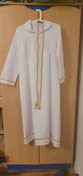 Alba komunijna dla chłopca +buty