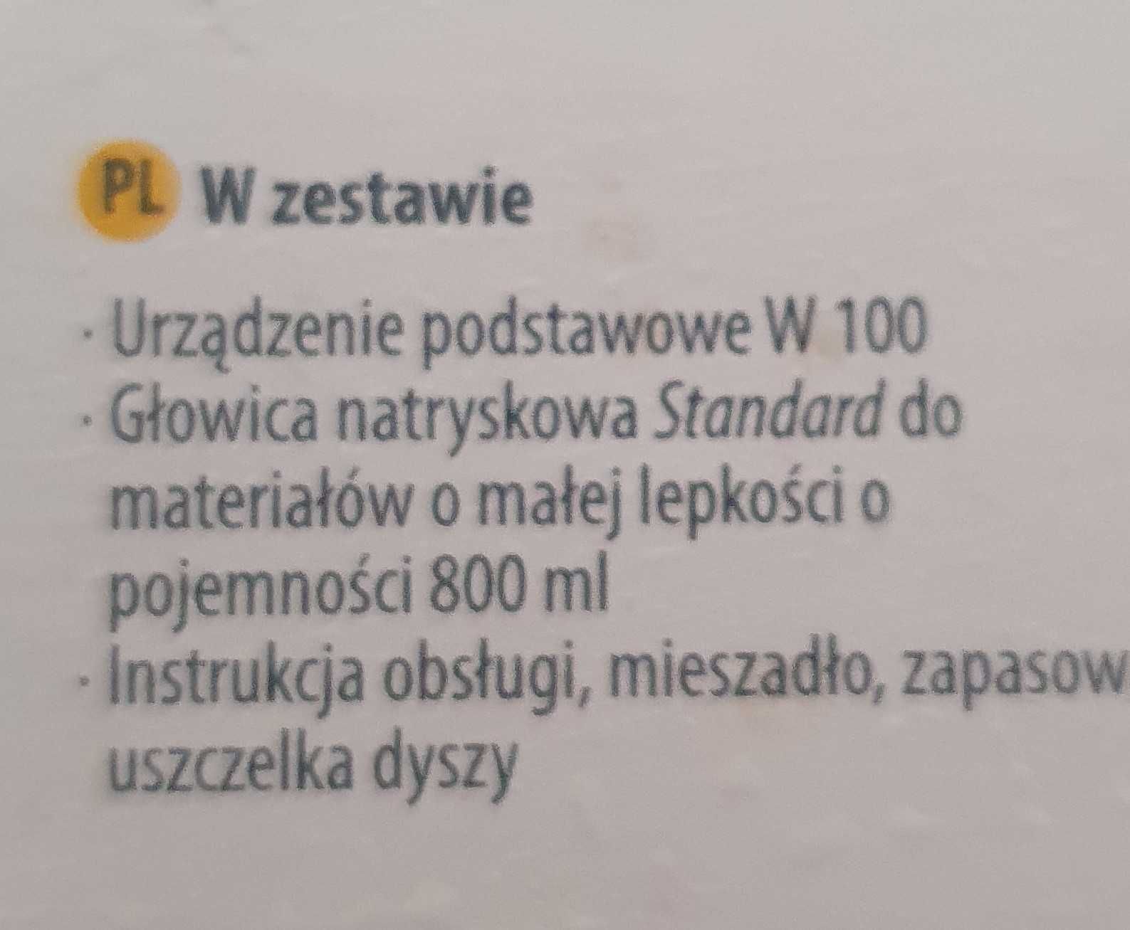 pistolet natryskowy w 100 sprzedam
