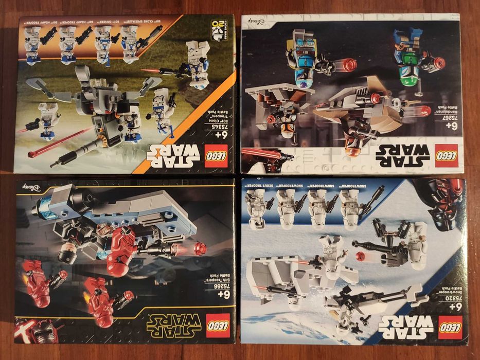 Lego Star Wars 75267 Mandalorian 75266 Sith 75320 Snowtroopers