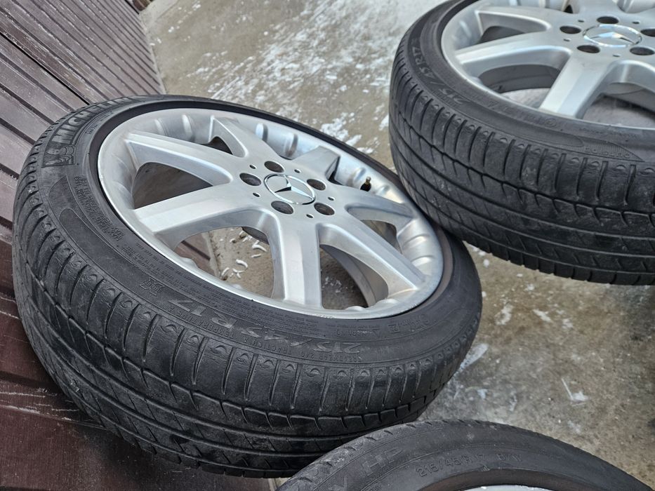 Koła mercedes 5x112 215/45/r17 opony lato