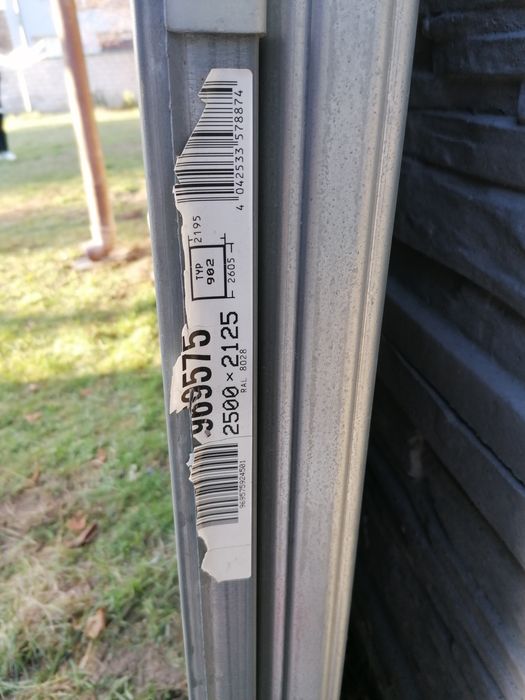 Nowa brama garażowa uchylna Gsl 2500x2125