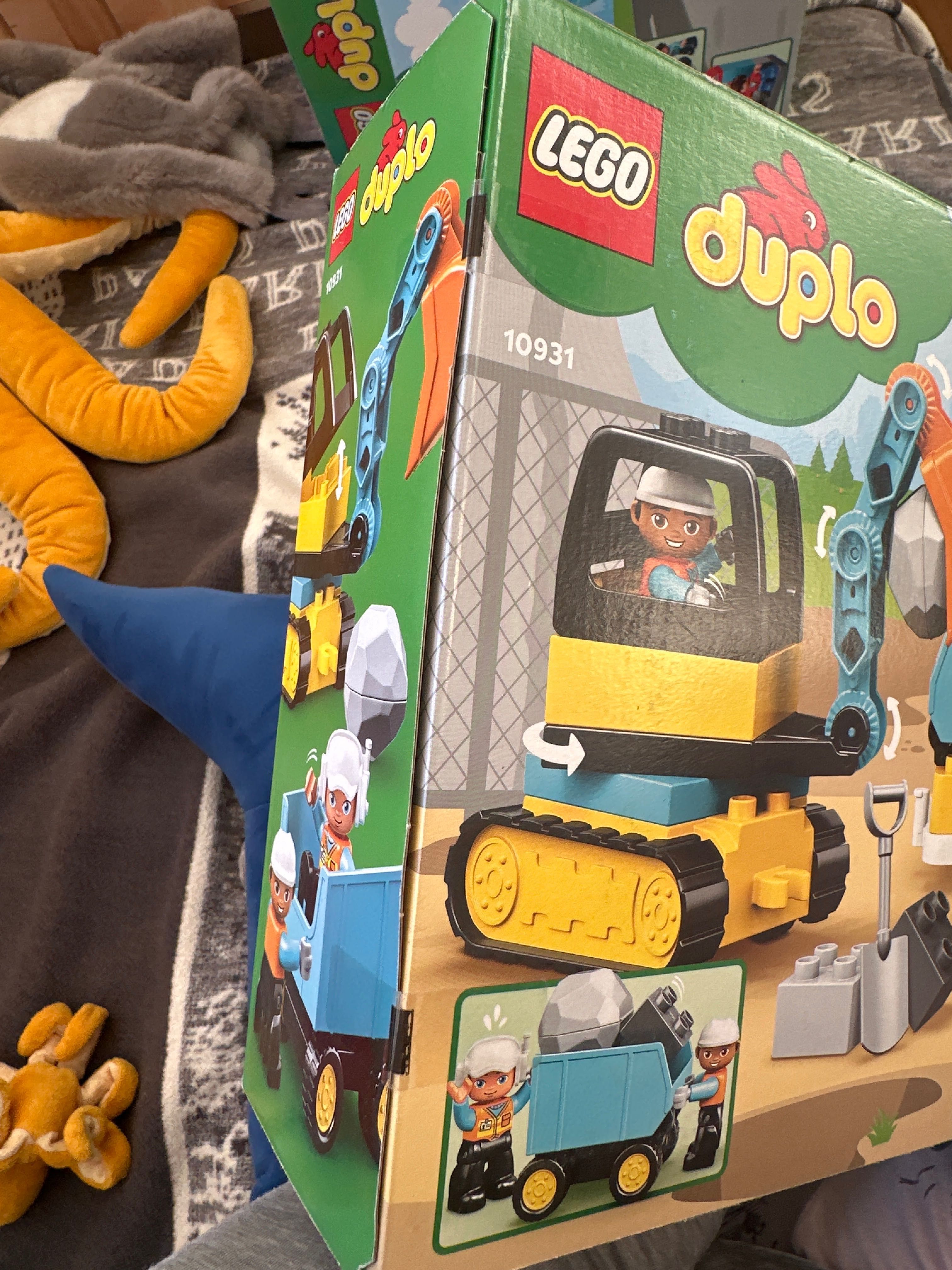 Lego duplo 10931 koparka plac budowy wywrotka jak nowe!