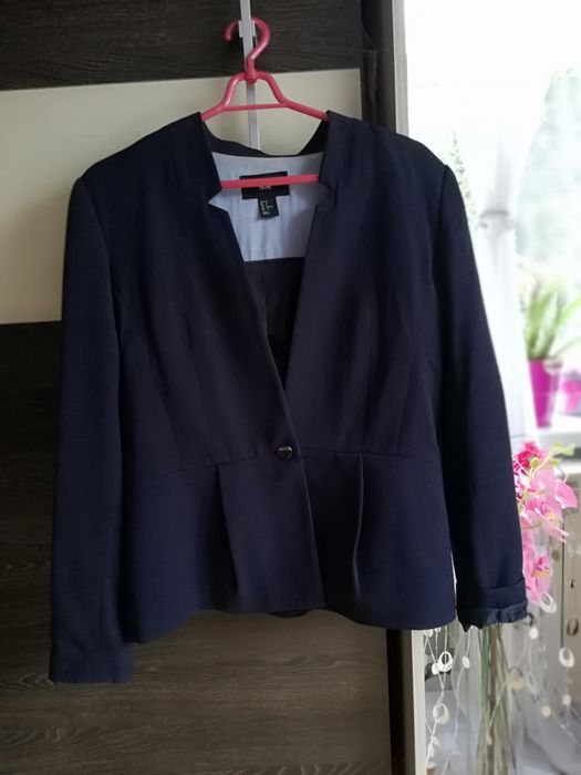 Granatowa marynarka H&M