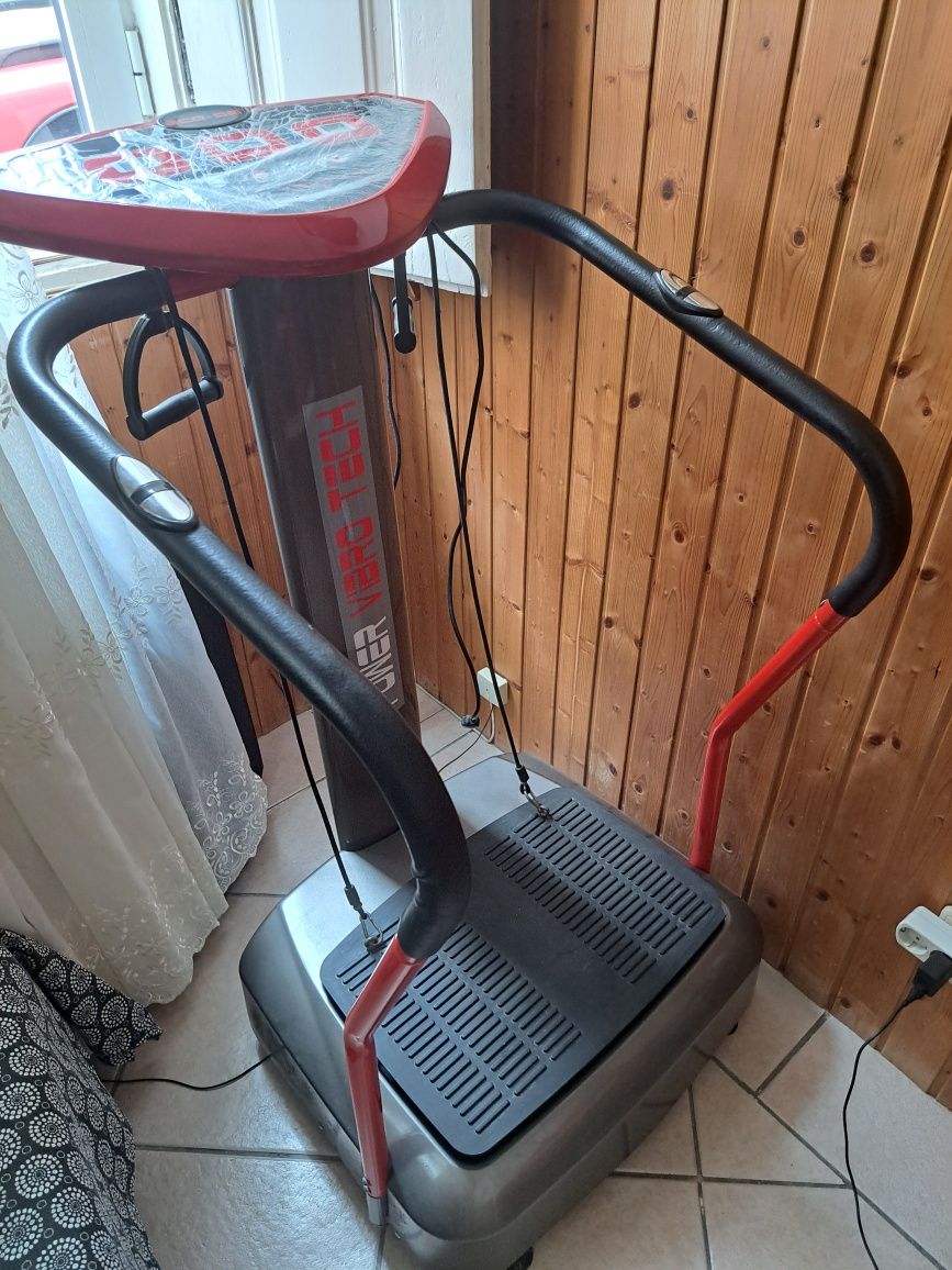 Plataforma vibratória de exercícios power vibro tech, em bom estado