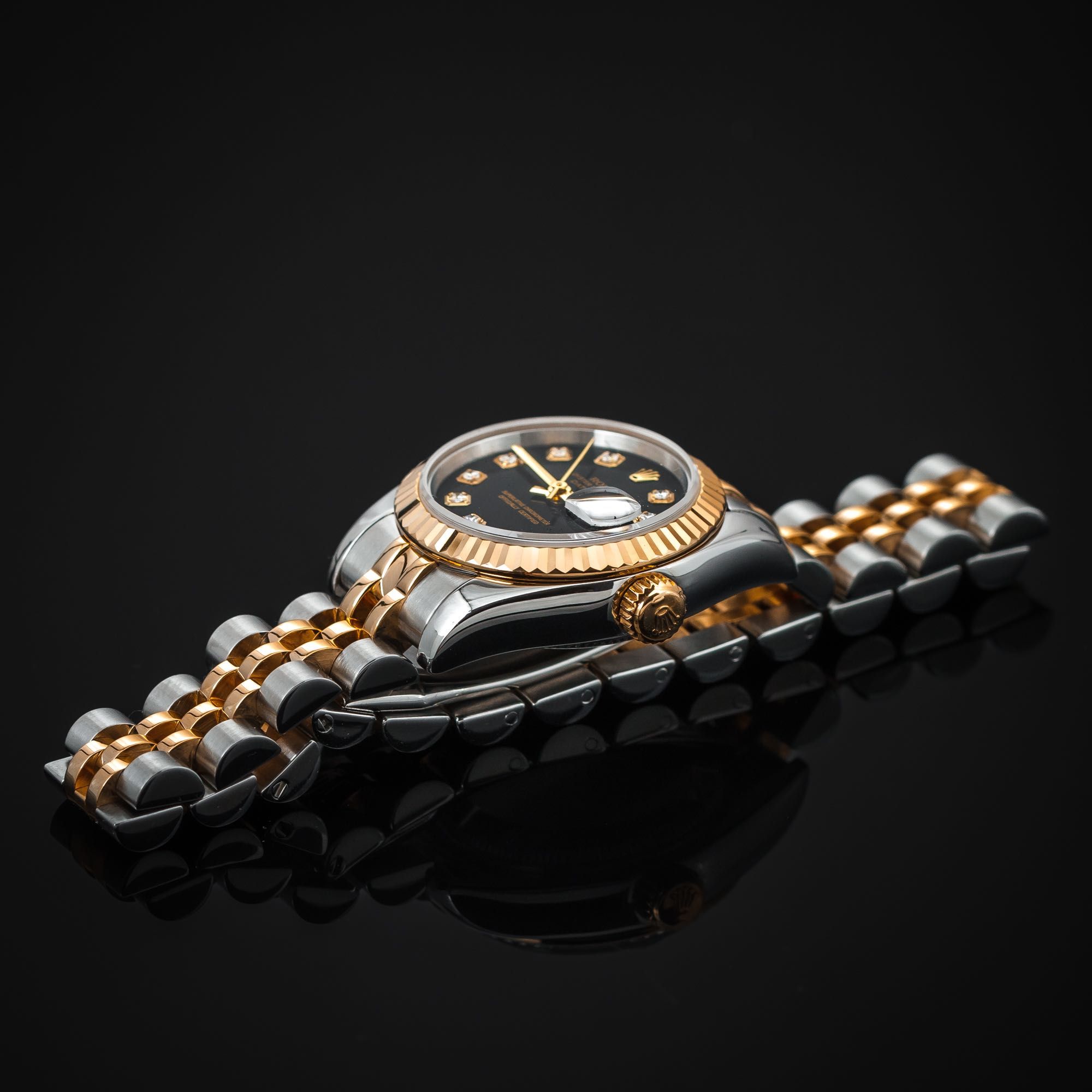 Rolex Lady Datejust 26 z diamentowymi indeksami
