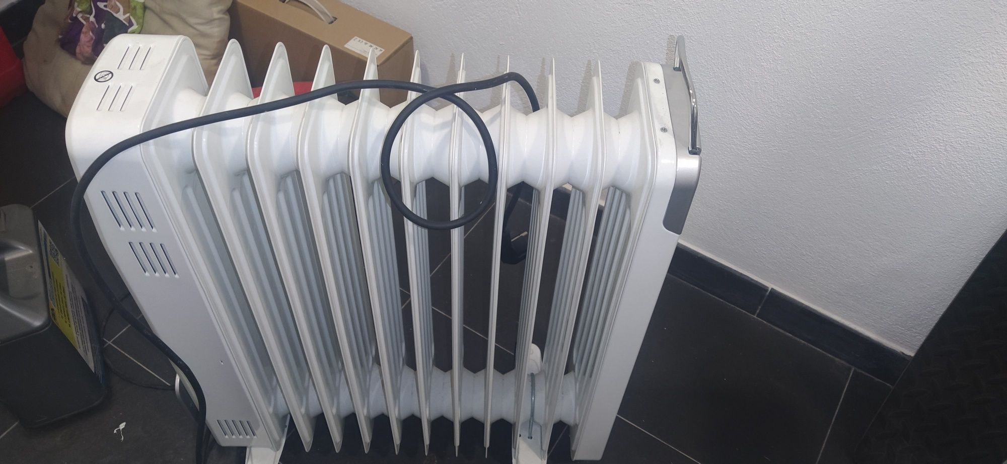 Radiador/desumidificador aquecimento óleo novo, com ventilador