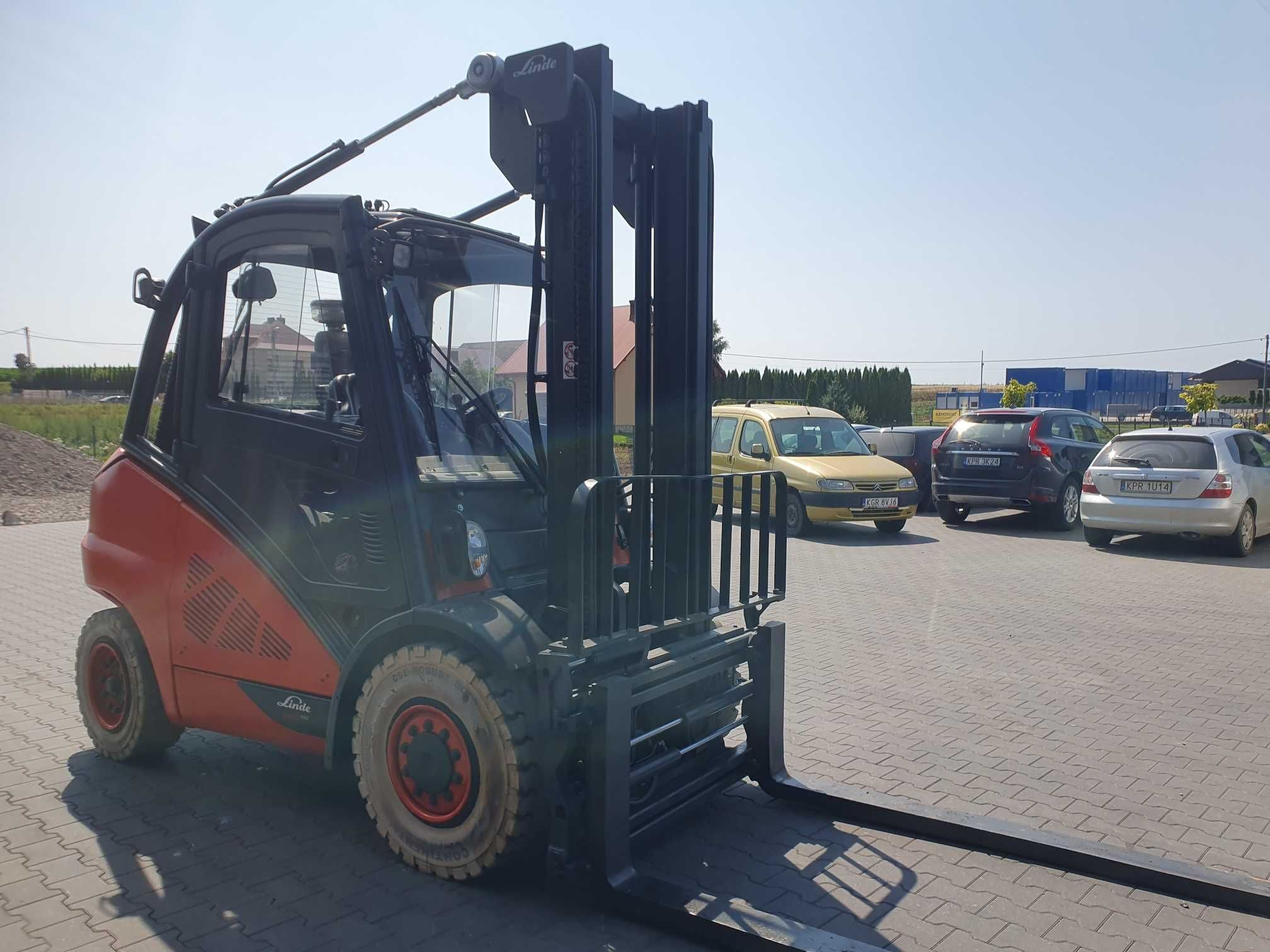 Wózek widłowy Linde H45D-02 2019r Pozycjoner Diesel Kabina H50 H40 H35