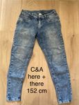 Here there C&A 152 cm damskie spodnie jeqnsy dżinsy