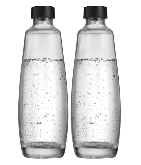 2 x szklana butelka do soda stream duo