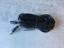 Aux кабель удлинитель  3.5 мм mini-jack (M) - (F) 5 м, Black