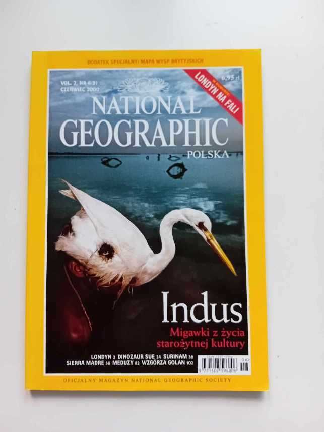 National Geographic Polska cały rocznik 2000, 12 zeszytów.