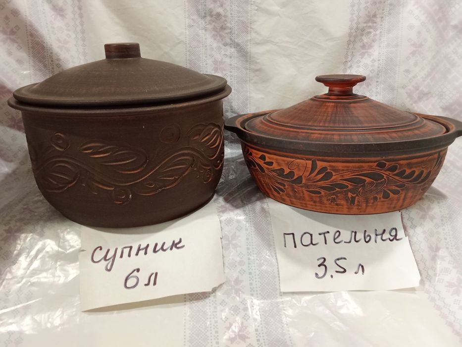 Супники, жоровні, макітки. Червона глина