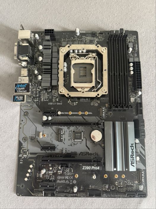 Procesor Intel i7-9700K 3.60HZ Płyta Z390 Pro4+chłodzenie