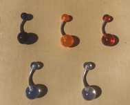 5 piercings novos