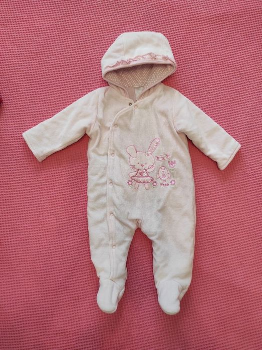 Комбінезон-человечек вілюр 62 розмір, теплий