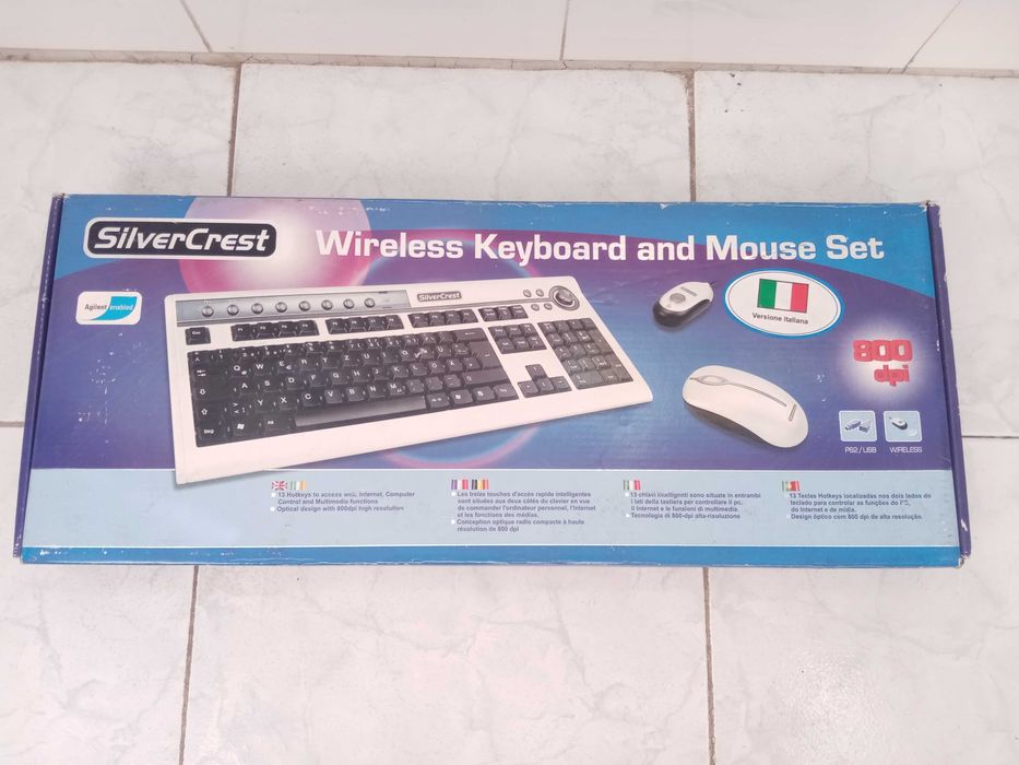 Teclado+Mouse Wireless Modelo Silvercrest