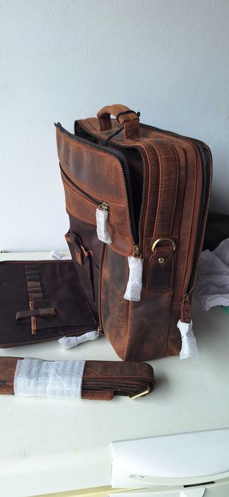 Torba na laptopa skórzana DONBOLSO San Francisco XL