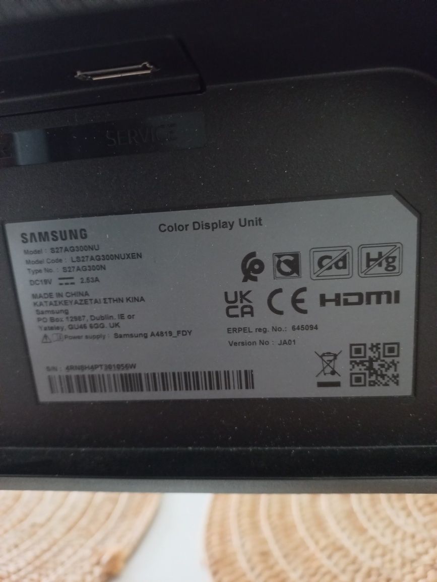 Monitor samsung 27 cali