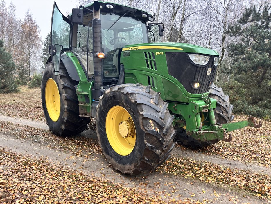 John Deere 6190R PQ, BRUTTO! Umowa tuz, pneumatyka (fendt,case,claas)
