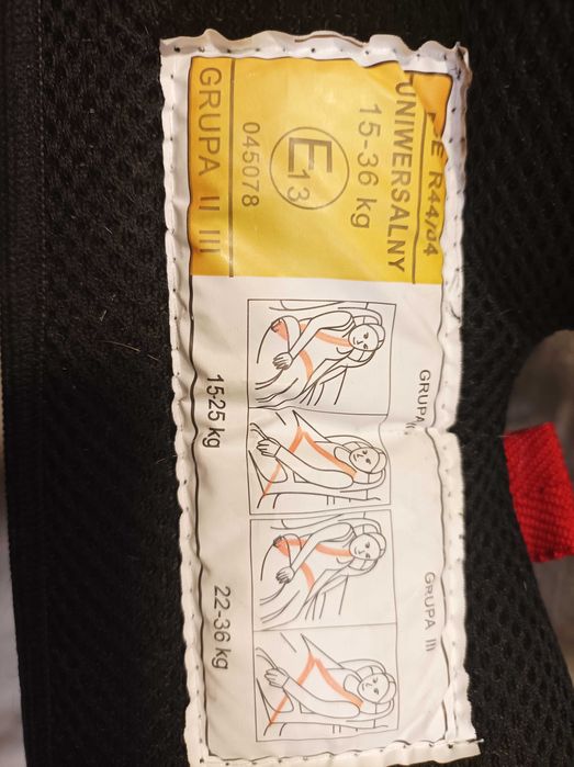 Fotelik samochodowy podstawka siedzisko dla dziecka do auta + gratis !