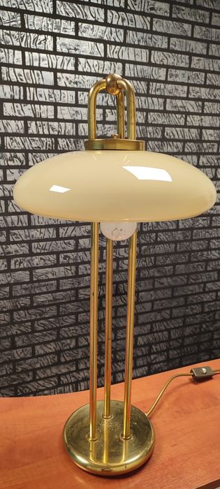 Lampa gabinetowa mosiężna vintage antyk ART DECO AKTUALNE