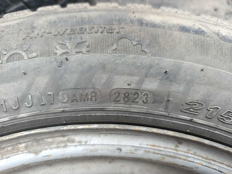 VW T5 T6 KOŁA STALOWE 16' cali opony wielosezon2023r. 5x120 215/65/16C