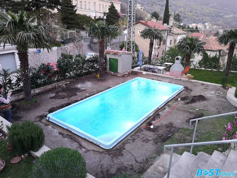 Poliestrowy basen ogrodowy marki Bestpools - IBIZA 8x3.2x1.55 m