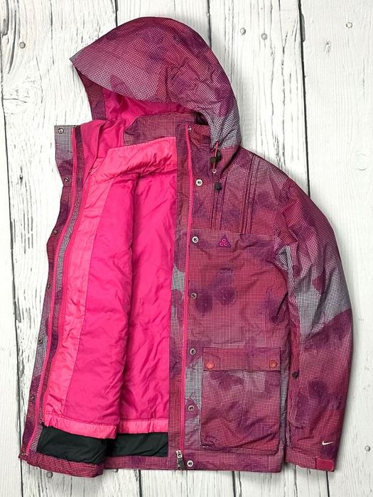 Nike Acg Kurtka Narciarska 3w1 z Podpinka Damska we Wzór Logowana r. X