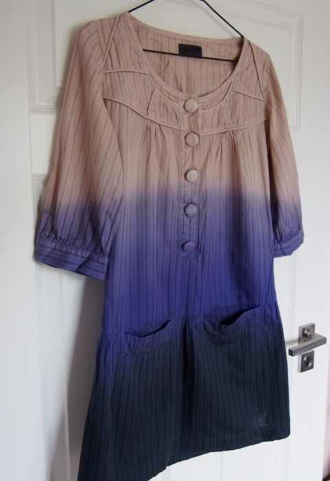 Modna sukienka, tunika ombre, cieniowana, r. 40, NÜMPH jak nowa