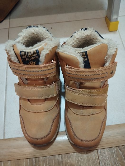 Buty kozaki zimowe ocieplane chłopięce r. 30