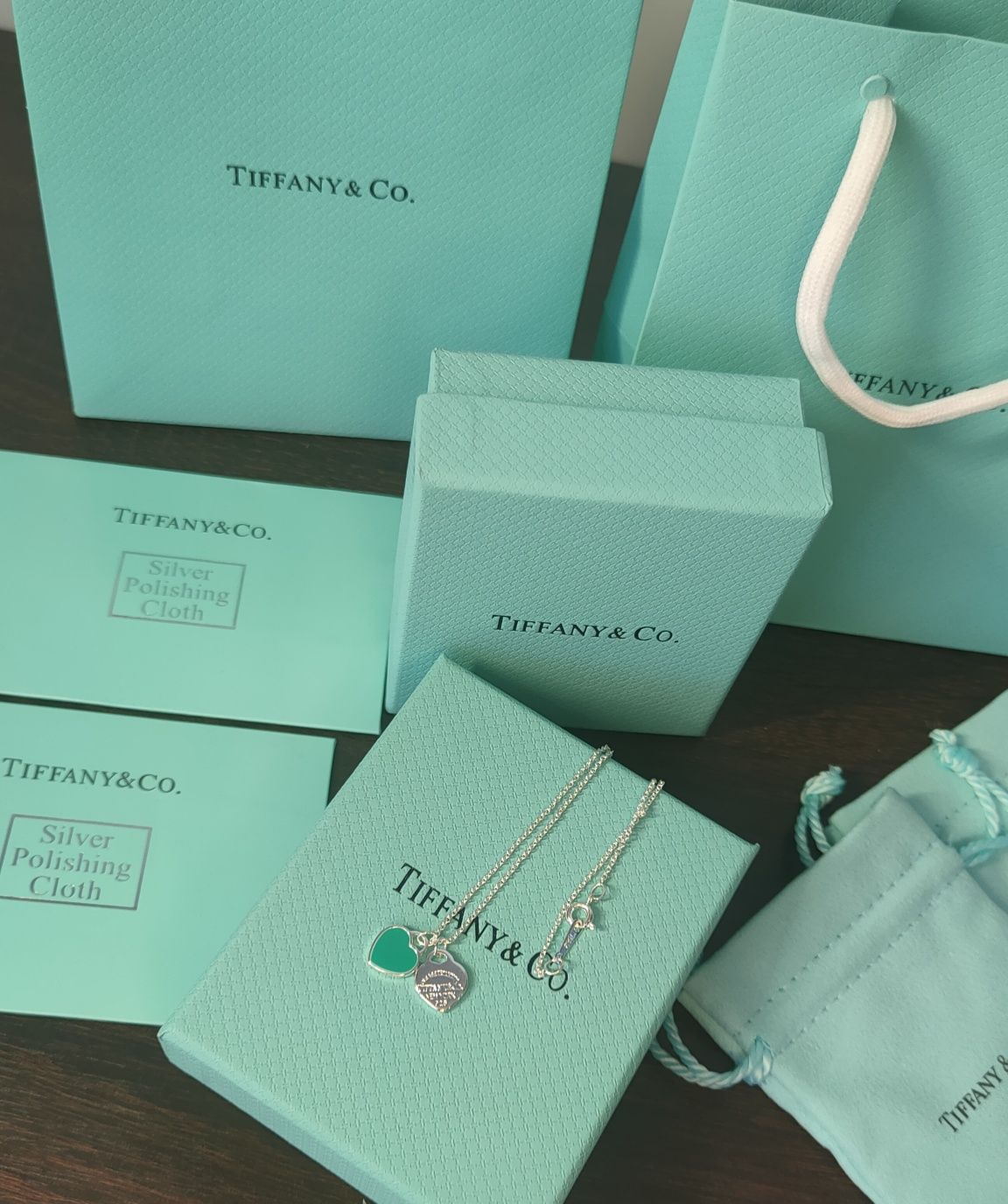 Підвіска Tiffany&Co /цепочка тіффані/проба 925/ срібна підвіска