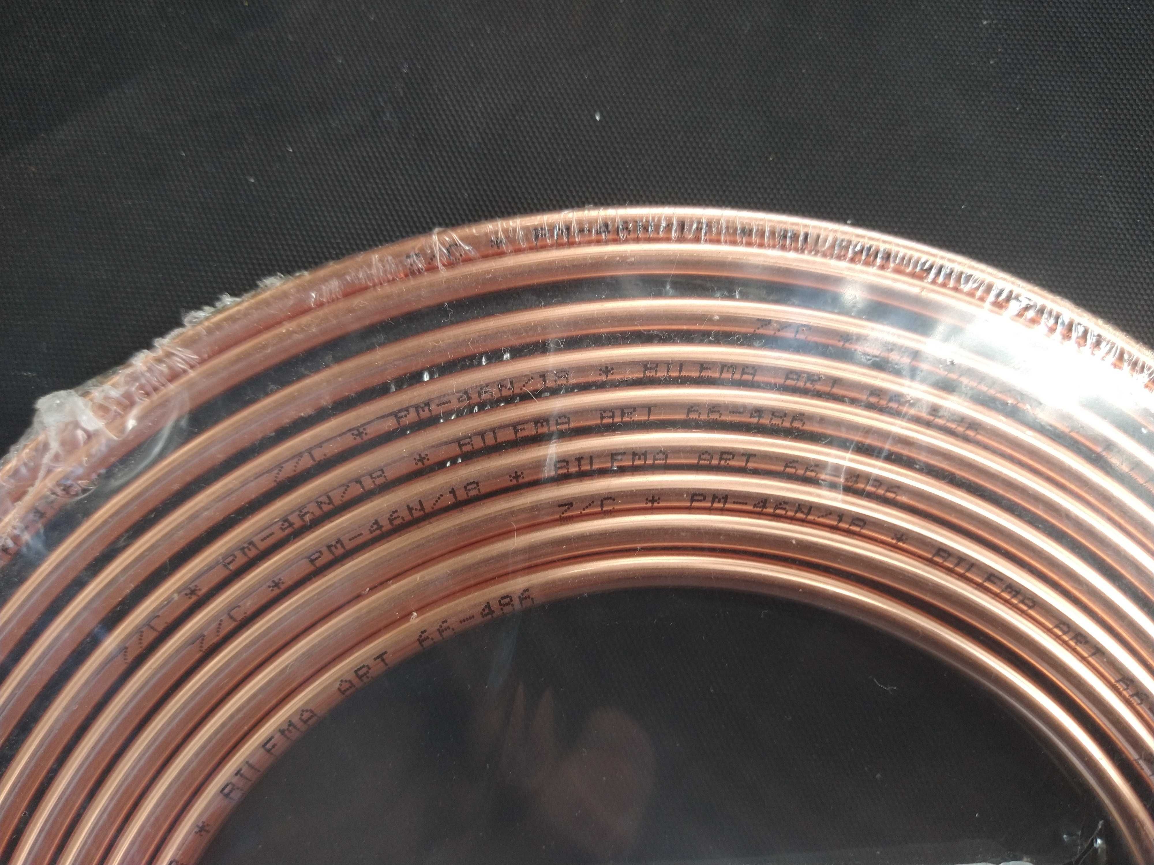 Przewód Miedziany , Rurka hamulcowa  3/16" 4,75mm BILTEMA 5m