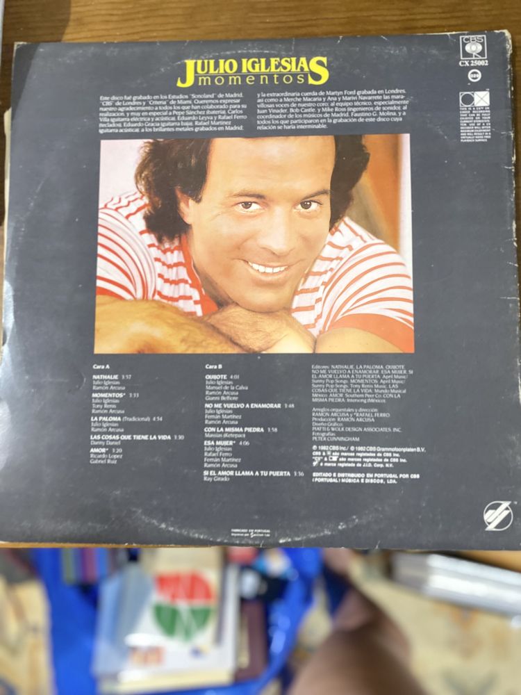 Discos vinil Julio Iglesias