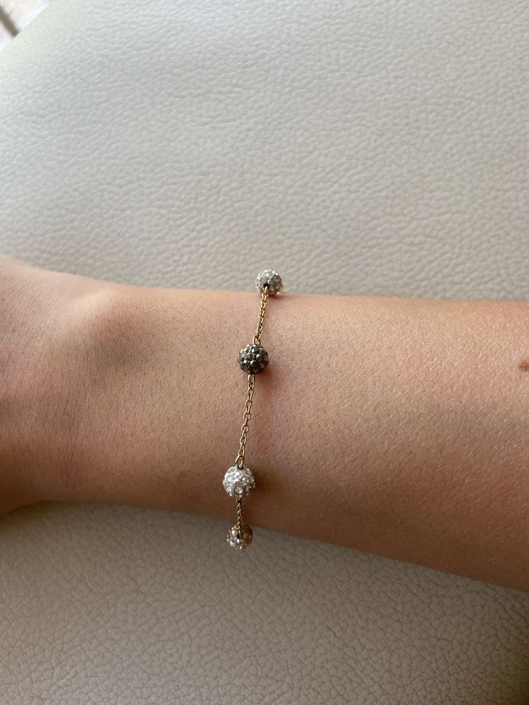 Pulseira Swarovski Pop Banhada a Ouro