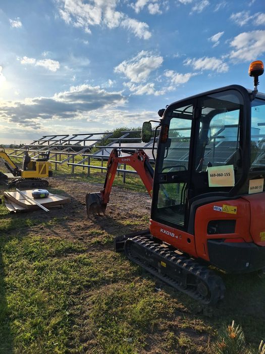 Usługi minikoparką