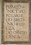 Piśmiennictwo polskie od średniowiecza do oświecenia