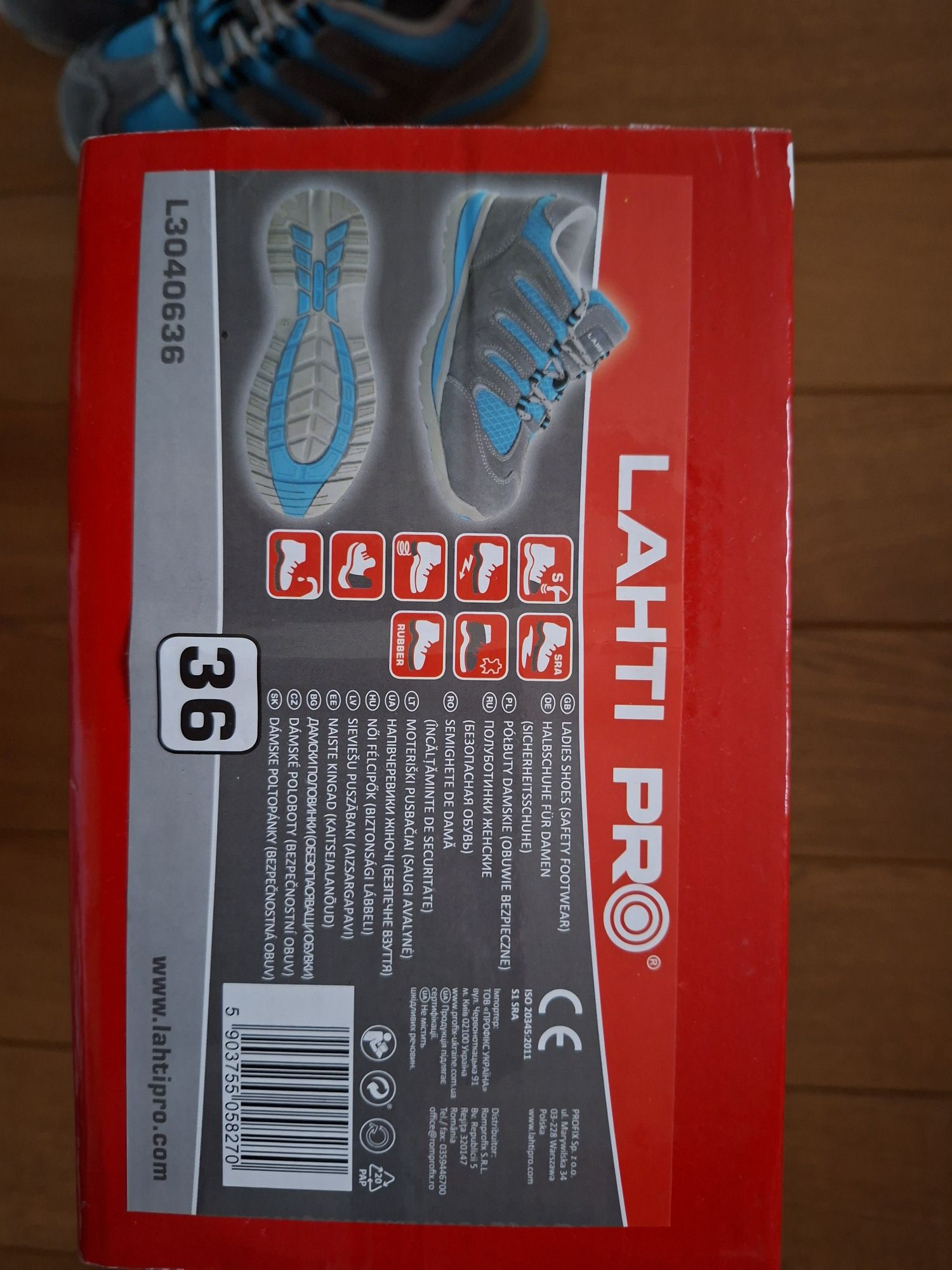 Obuwie robocze damskie r. 36 Lahti Pro Nowe!